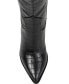 Фото #4 товара Women's Therese Extra Wide Calf Block Heel Knee High Dress Boots