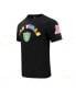ფოტო #3 პროდუქტის Men's Black Las Vegas Raiders Neon Graphic T-shirt