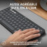 Фото #5 товара LOGITECH - Kabellose Tastatur - Pebble Keys 2 M380s - Bluetooth - Easy-Switch-Taste - Graphit - (920-011803)