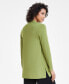 ფოტო #2 პროდუქტის Women's Carmel Open-Front Buttoned-Cuff Cardigan