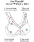 ფოტო #7 პროდუქტის Full Figure Plus Size MagicLift Wirefree T-Shirt Bra