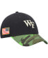 Фото #2 товара Men's Black, Camo Wake Forest Demon Deacons Veterans Day 2Tone Legacy91 Adjustable Hat