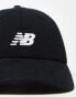 New Balance logo cap in black