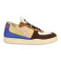 Фото #1 товара Diadora Mi Basket Row Cut Choco Breakfast Lace Up Mens Blue, Brown, Pink, Yello