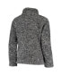 ფოტო #4 პროდუქტის Big Girls Black Chicago Blackhawks Fan Gear Sherpa Full-Zip Jacket