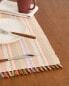 Coloured needlecord placemat (pack of 2)