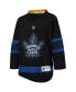 ფოტო #2 პროდუქტის Big Boys Black Toronto Maple Leafs Alternate Replica Team Jersey