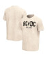 Men's Tan AC, DC Est. 1973 Washed Graphic T-shirt