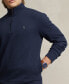 Men's Double-Knit Mesh Quarter-Zip Pullover