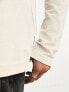 Фото #3 товара Armani Exchange chest logo long sleeve polo shirt in light beige