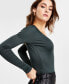 Фото #4 товара Women's Scoop-Neck Bodysuit, Created for Macy's