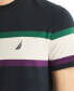 Фото #3 товара Men's Classic-Fit Colorblocked Stripe T-Shirt