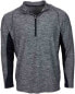 Page & Tuttle Heather Colorblock Quarter Zip Pullover Mens Size M Casual Athlet