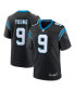 Фото #1 товара Men's Bryce Young Black Carolina Panthers Team Game Jersey