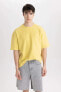 Erkek Sarı Tişört - C0151ax/kh486