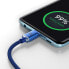 Фото #11 товара Kabel przewód do szybkiego ładowania i transferu danych USB-C USB-C 100W 2m niebieski