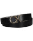 Фото #2 товара Women's Reversible Monogram Buckle Belt