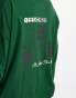 Фото #8 товара Quiksilver oversized long sleeve t-shirt in green