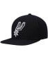 Фото #2 товара Men's Black San Antonio Spurs Ground 2.0 Snapback Hat