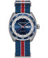 ფოტო #1 პროდუქტის Men's Swiss Automatic Pan Europ Interchangeable Fabric and Leather Strap Watch Set 42mm H35405741