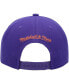 Men's Purple Phoenix Suns Paint By Numbers Snapback Hat