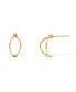 White Topaz 14K Gold-Plated Vermeil Tinsley Earrings