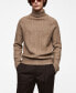 Men's Twisted Turtleneck Sweater