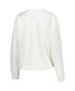 Фото #3 товара Women's White Nashville SC Sunray Notch Neck Long Sleeve T-shirt