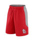 Фото #2 товара Men's Red/Gray St. Louis Cardinals Go Hard Shorts