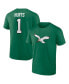 ფოტო #2 პროდუქტის Men's Jalen Hurts Kelly Green Philadelphia Eagles Alternate Icon Player Name and Number T-shirt