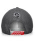 Фото #2 товара Men's Charcoal Washington Capitals Authentic Pro Home Ice Trucker Snapback Hat