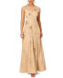 Фото #1 товара Aidan Mattox Fully Beaded Ballgown Women's 2