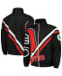 ფოტო #2 პროდუქტის Men's Black Ohio State Buckeyes Exploded Logo Warm Up Full-Zip Jacket