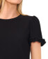 Women's Short-Sleeve Ruffle-Cuff Knit Top