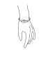 ფოტო #4 პროდუქტის Biker Jewelry Couples Handcuff Statement Bracelet for Men Cuban Curb Chain Stainless Steel 8.5 Inch
