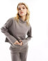 Фото #4 товара Mango clean sweatshirt co-ord in taupe- co-ord 27