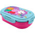 PEPPA PIG Rectangular Lunch Box With Cutlery