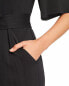 Le Gali Women's Marina Cropped Faux Wrap Jumpsuit Black M