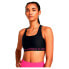 UNDER ARMOUR Crossback Sports Bra Medium Support Black / Black / Astro Pink, M - фото #2