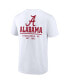 Фото #2 товара Men's White Alabama Crimson Tide Game Day 2-Hit T-shirt