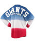 Фото #4 товара Women's Royal, Red New York Giants Ombre Long Sleeve T-shirt