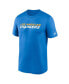 ფოტო #3 პროდუქტის Men's Powder Blue Los Angeles Chargers Legend Wordmark Performance T-shirt