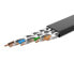 Фото #10 товара Płaski patchcord kabel przewód sieciowy LAN STP RJ45 Cat 7 10Gbps 3m czarny