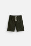 TEXTURED JOGGER BERMUDA SHORTS