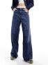Фото #2 товара HUGO Galeva wide leg jeans in medium wash