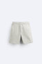 Jogger waist bermuda shorts