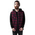 URBAN CLASSICS Hooded Ed Flanell Sweat Leeve shirt