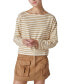 ფოტო #1 პროდუქტის Women's Breton Striped Cotton Long-Sleeve T-Shirt