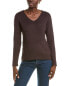 T Tahari V-Neck Jersey Pullover Women's