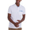 Barbour 288407 Tartan Pocket Polo, Size Small in White Size Small - фото #2